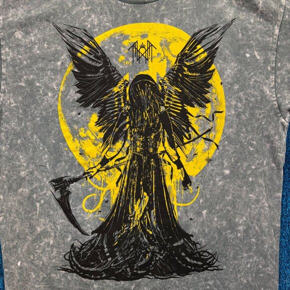 Sleep Token Angle Of Death Mineral Wash Rock T-Shirt Size Extra Large - Picture 2 of 4
